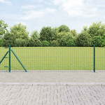vidaXL Evropanel z betonsko podlago 10 x 0,4 m Jeklo s PVC premazom
