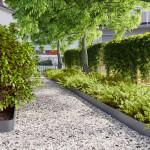 vidaXL Robniki za trato 10 kosov Antracit Hladno valjano jeklo