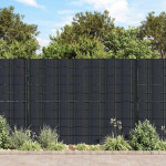 vidaXL Zaščitne trakove PVC 140x0,19 m mat temno sive