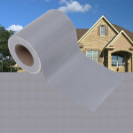vidaXL Vrtno platno PVC 35x0,19 m mat svetlo sivo