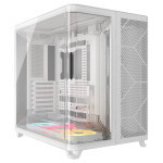 AIR 5400 LX-R RGB iCUE LINK Bela Midi Tower ATX gaming ohišje