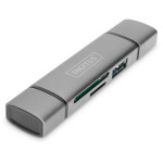 Bralnik DIGITUS USB-C + USB 3.0, SD + Micro SD + USB 3.0 OTG