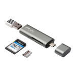 ČITALC KARTIC PNY USB-C - USB ADAPTER