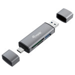 Čitalnik kartic USB-A/USB-C 3.2 MicroSD/SD 5 Gbps