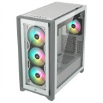 Corsair iCue 7000X RGB belo polnostolpno igralno ohišje s steklenim st