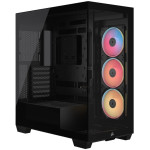 CORSAIR Midi 3500X LXR LINK (kaljeno steklo) črna