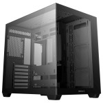 DeepCool CG530 črno midi ohišje za računalnik z bočno stekleno stranic