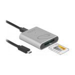 Delock USB Type-C™ čitalnik kartic v aluminijastem ohišju za po