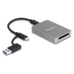 Delock USB Type-C™ čitalnik kartic v aluminijastem ohišju za po