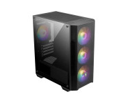 MSI MAG Forge M100A Micro Tower črno, prozorna stranica