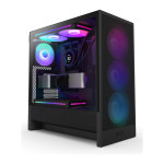 NZXT H5 FLOW RGB črno - stekleno okno CC-H52FB-R1