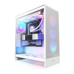 NZXT H7 FLOW RGB popolnoma belo steklo CM-H72FW-R1