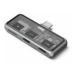 Satechi Mobile XR Hub z bralnikom kartic MicroSD, vesoljsko siva