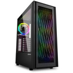 WAVE RGB črno midi ohišje