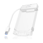 ICY BOX IB-AC703-U3 USB-A 3.0 adapter za 2,5" SATA HDD/SSD s plastični