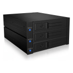 Ohišje ICY BOX, 3x SATA 3,5" trdi disk za 2x 5,25" ležišča, hot swap