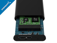 Ohišje za zunanji disk M.2 SSD SATA, B+M key Sabrent