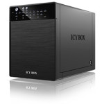 RAID sistem. 4x SATA 3,5" na 1x USB 3.0 + 1x eSATA. RAID 0.1.3.5.10 IC