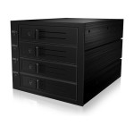 Zadnja plošča ICY BOX, 4x SAS/SATA 3,5" trdi diski v 3x 5,25" brez nos
