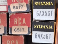 elektronka usmerjevalka  6AX5GT SYLVANIA podobna EZ81