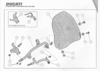 ORIGINAL DUCATI VIZIR ZA DUCATI SCRAMBLER 97180341A
