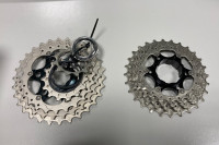 Sunrace zobniki, različno število zobnikov,