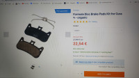 NOVE ZAVORNE PLOŠČICE ZA ZAVORE FORMULA CURA 4