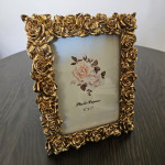 Eleganten zlati okvir za slike (12,7 x 17,8 cm notranja dimenzija)