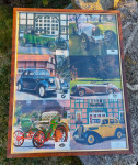Uokvirjena fotografija slika avtomobili oldtajmerji BENTLEY BUGATTI