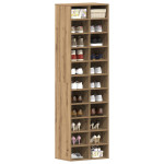 vidaXL omara za čevlje Artisan Oak 54x34x183 cm inženirski les