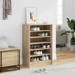 vidaXL Omara za čevlje sonoma hrast 60x35x92 cm iverna plošča