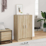 vidaXL Omara za čevlje sonoma hrast 60x35x92 cm iverna plošča