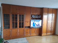 Omara za dnevno sobo in vitrina