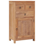 vidaXL Komoda 50x30x90 cm trdna tikovina
