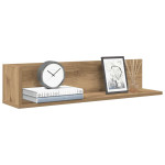 vidaXL Stenske police 2 kosa artisan hrast 75x16,5x16,5 cm inž. les