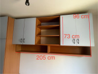 otroška omara za na steno (205x96x37)