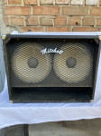 1980s Mitchell Sand Cab amp 2x12 combo 100 W za kitaro ali bas