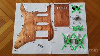 Bel Pickguard-BackPlate Yamaha Pacifica EG112 (& extra deli)