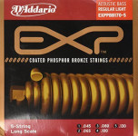 DAddario EXPPBB170-5 Phosphor Bronze Coated 5-String akustičen bas