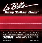 La Bella 760N Deep Talking Bass Black Nylon Type