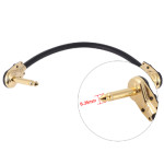 Patch povezovalni jack kabel zlati