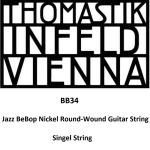 3 x Thomastik BB34 Jazz BeBop Nickel Round-Wound String - A .034