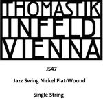 3 x Thomastik JS47 Jazz Swing Nickel Flatwound Guitar String E.047