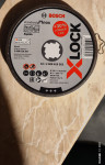 Rezalna plošča Bosch X-LOCK za Inox 125x1mm  10 rezalk v kompletu