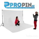 Foto ozadje - komplet 6x3m belo