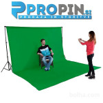 Foto ozadje - komplet 6x3m zeleno