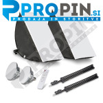 Softbox komplet 120W LED, 2x 40x60cm + stojalo