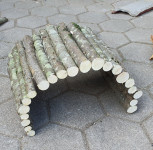 Lesena hiška za zajčke, morske prašičke... več dimenzij