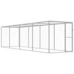 vidaXL Mačja kletka 6x1,5x1,5 m pocinkano jeklo