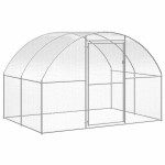 vidaXL Zunanji kokošnjak 3x2x2 m pocinkano jeklo